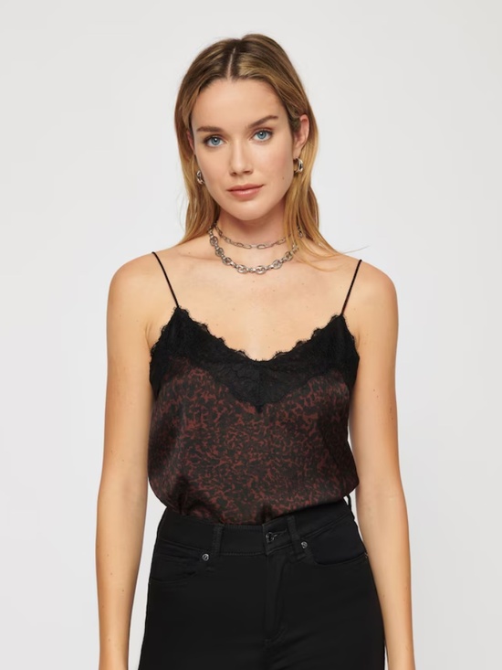 Dynamite Tops - Dynamite | Satin Lace Cami